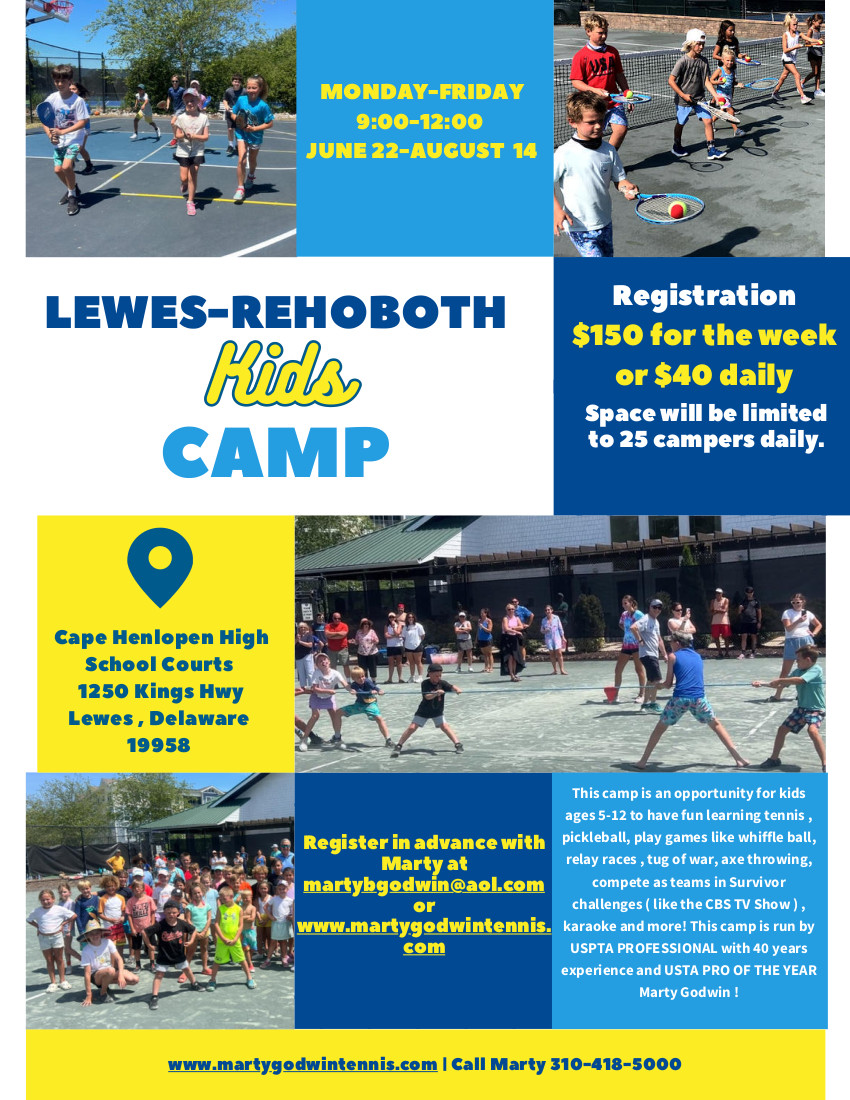 Lewes Rehoboth Kids Camp Flyer